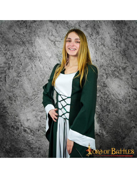 Zaida mulher vestido medieval