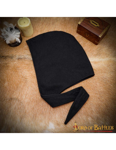 gorro camponês medieval em lã