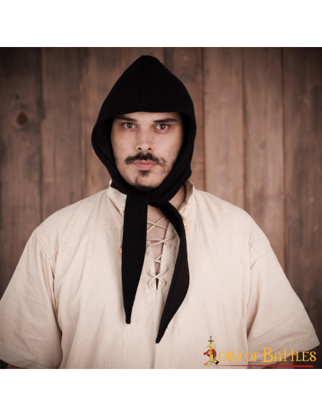 gorro camponês medieval em lã