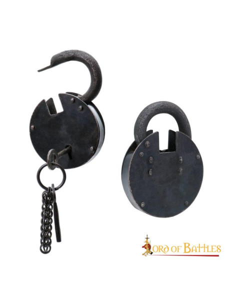 velho cadeado calabouço medieval