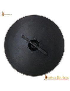 Escudo Funcional Guerreiro Viking em madeira e aço (76 cm.) 2
