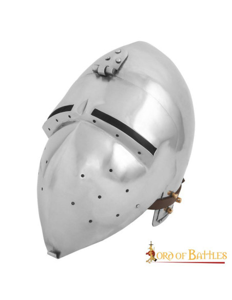 Capacete Medieval Bacinete Klappvisor...