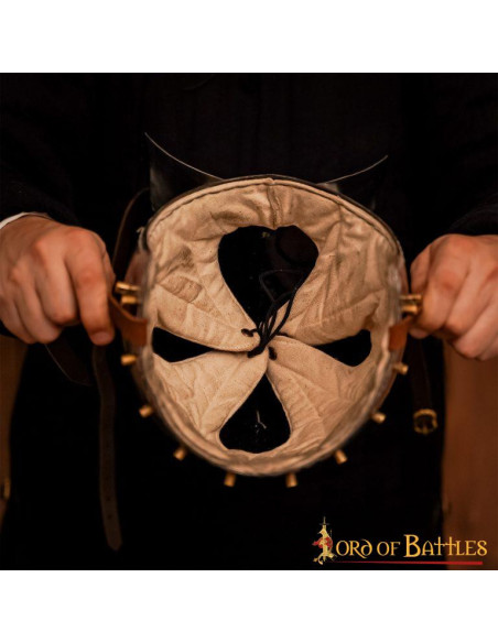 Capacete Medieval Bacinete Klappvisor...