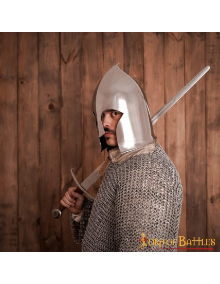 Barbute Guerreiro Medieval com forro...