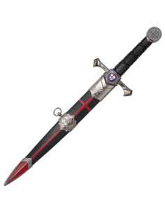 Adaga Templária Escudo Guarda Cruz Medieval 2