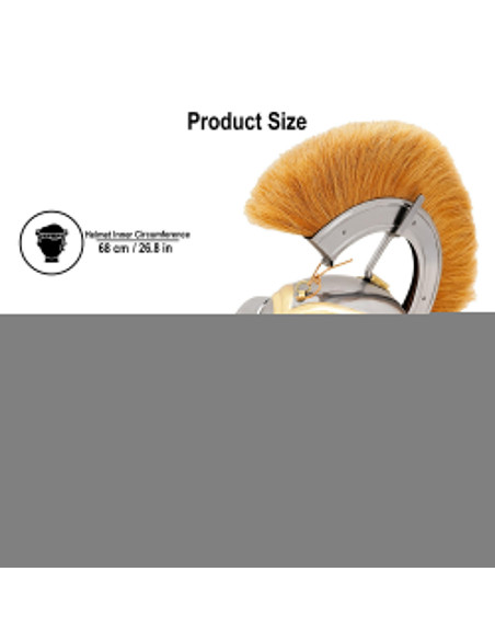 Capacete de centurião romano com...