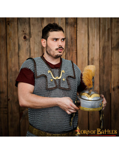 Capacete de centurião romano com...