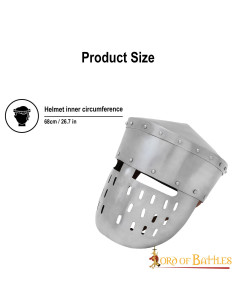 Capacete dos Cavaleiros Cruzados, S. XII-XIII 2