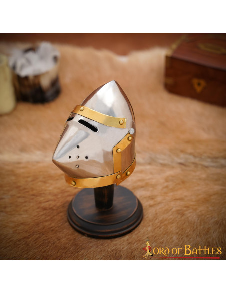 Capacete bacinete Mini Pig Face, com...