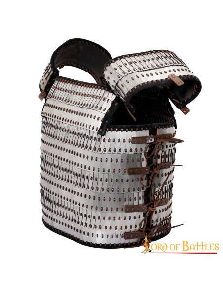 Armadura viking lamelar em escala de...