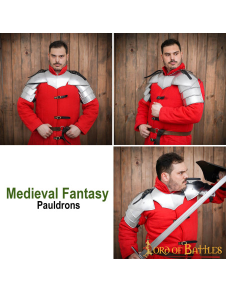 Ombreiras de soldado medieval...