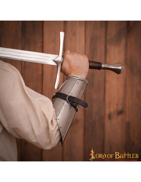 Bracelete de Metal Guerreiro, Aço Macio