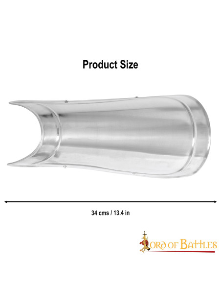 Grevas metálicas lisas Fantasia LARP