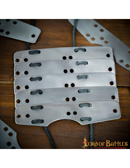 Pack 100 peças metálicas Armadura...