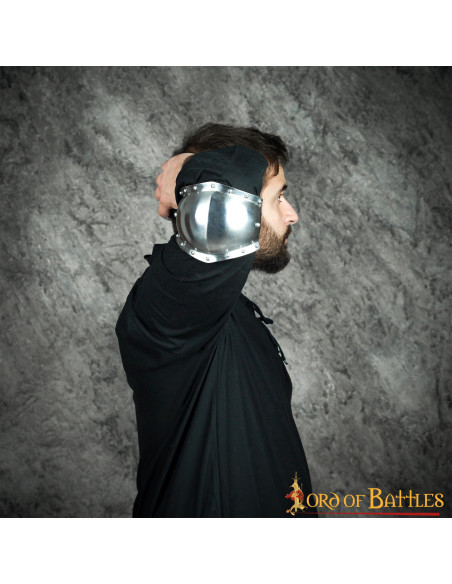 Cotoveleira medieval em aço macio, S....