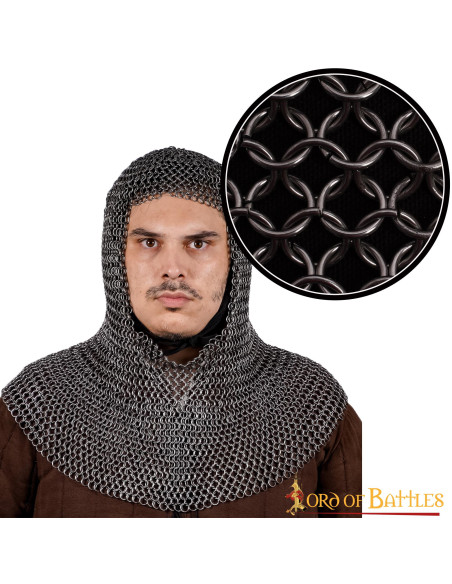 Carrasco de cota de malha com anel...