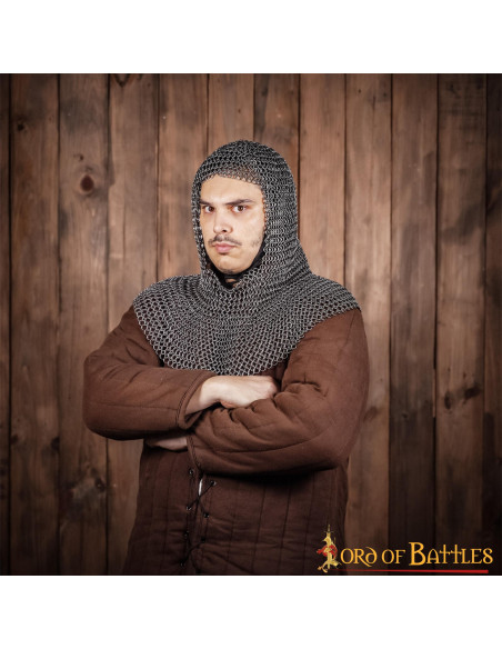 Anéis redondos da cota de malha...