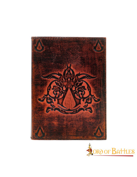 Diário Assassin Creed Notes em couro