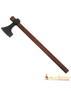 Machado Viking Barbudo Forjado à Mão