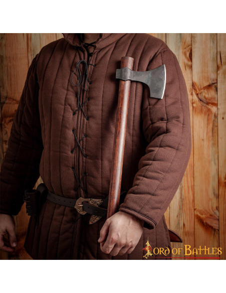 Machado Viking Barbudo Forjado à Mão