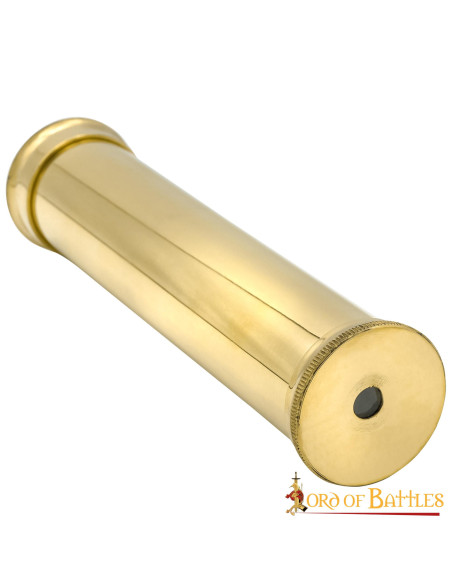 Caleidoscópio medieval em latão,...