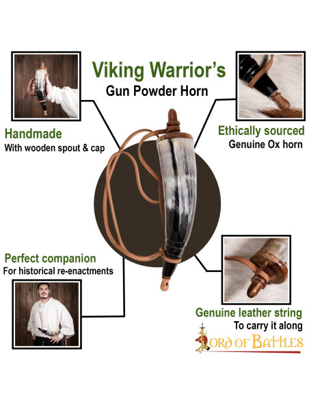 Pólvora feita em chifre de Boi