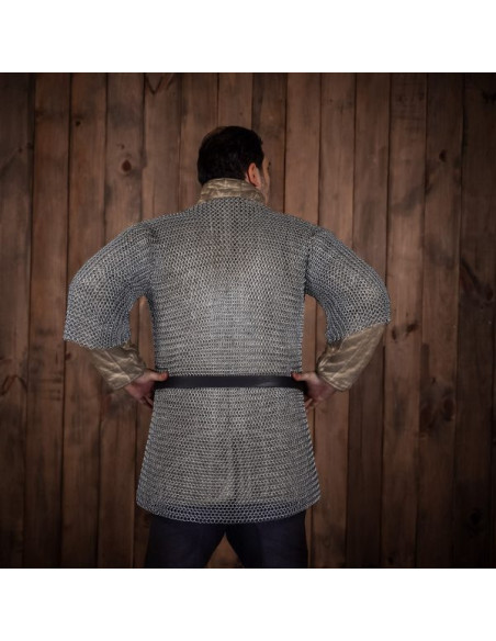 Cota de malha Haubergeon manga curta...