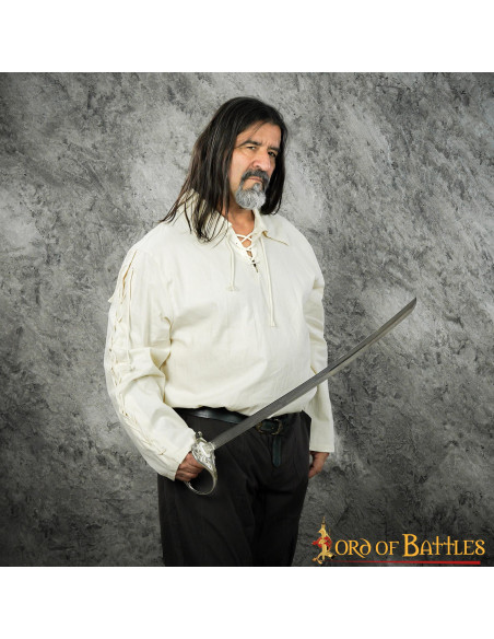 Camisa Thor Medieval para Homens Creme