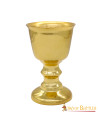 Cálice cerimonial medieval em latão (150-200 ml.)