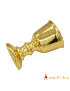 Cálice cerimonial medieval em latão (150-200 ml.) 2