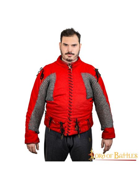 Cota de malha para tríceps, cotovelo...