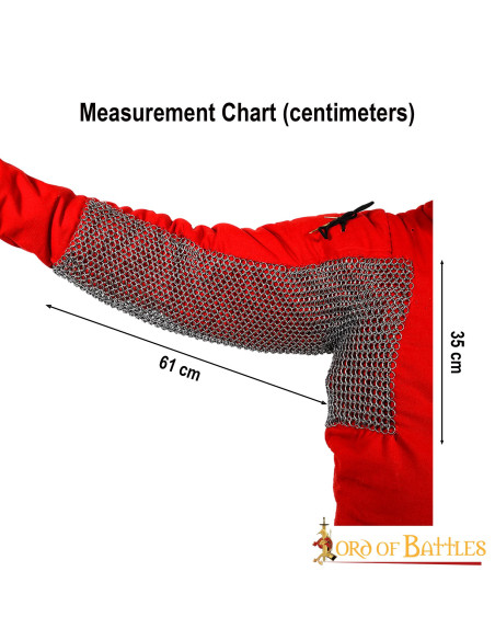 Cota de malha para tríceps, cotovelo...