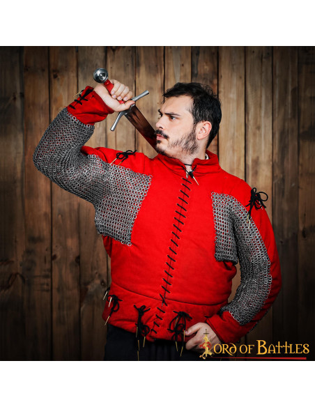 Cota de malha para tríceps, cotovelo...