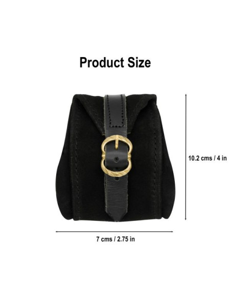 Bolsa de couro artesanal medieval
