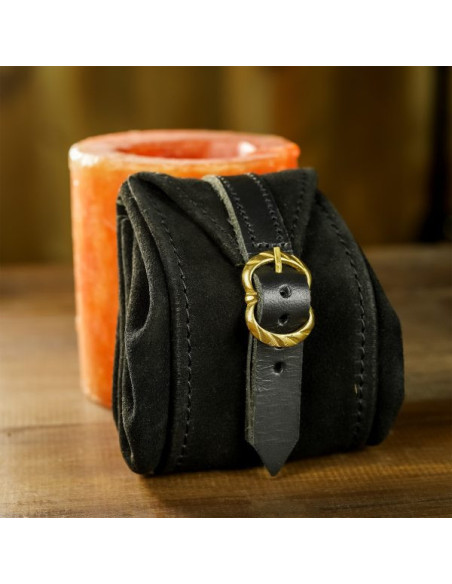 Bolsa de couro artesanal medieval