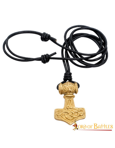 Pendente Viking Mjolnir Hammer em latão