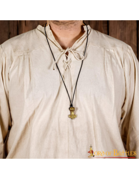 Pendente Viking Mjolnir Hammer em latão