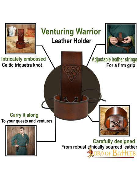 Baldric para chifres, punhais ou...