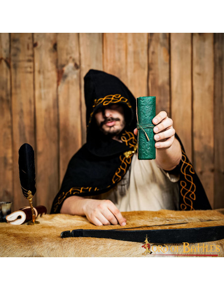 Pergaminho com jornal enrolado Desert...