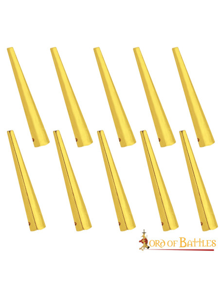 Conjunto de 10 adereços de aiglets...