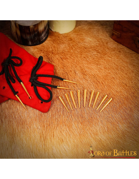 Conjunto de 10 adereços de aiglets...