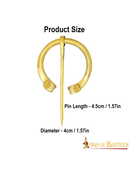 Fíbula de bronze medieval