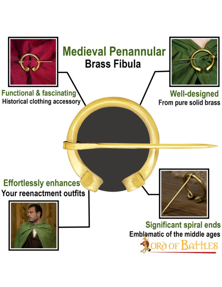 Fíbula de bronze medieval