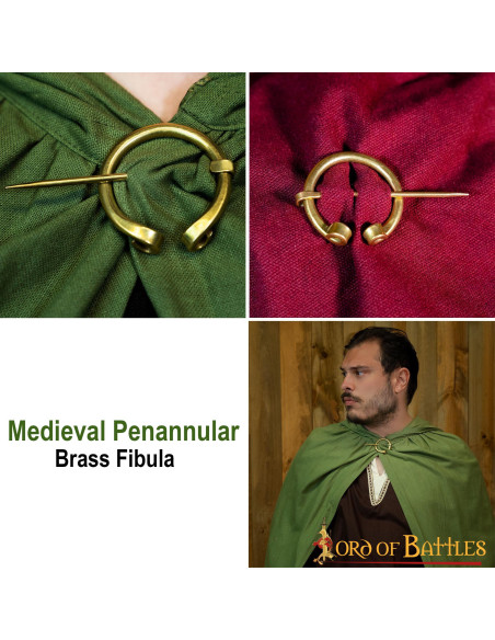 Fíbula de bronze medieval