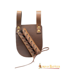 Baldric de couro para punhal ou espada, mão direita 2