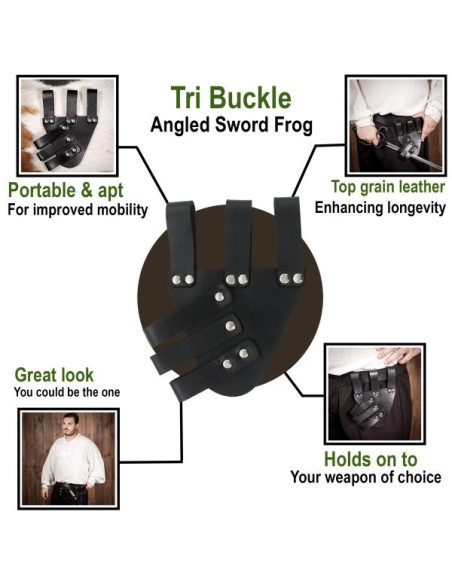 Espada renascentista Baldric em...