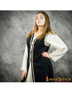 Brial Medieval Julietta em preto 2