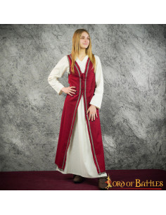 Brial Julietta Medieval em Garnet 2