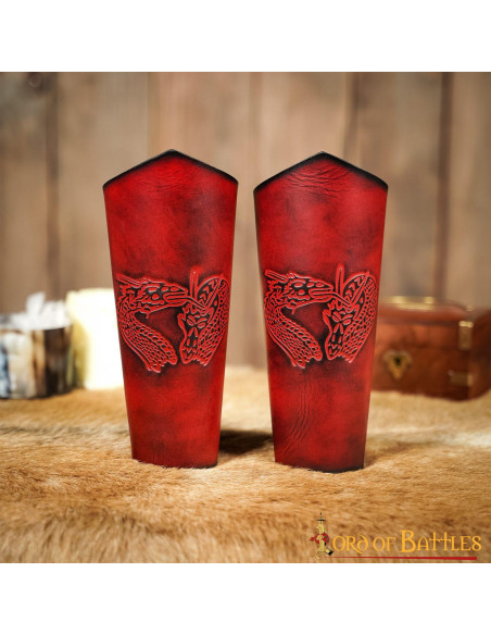 Pulseiras Dragon Fantasy em couro...