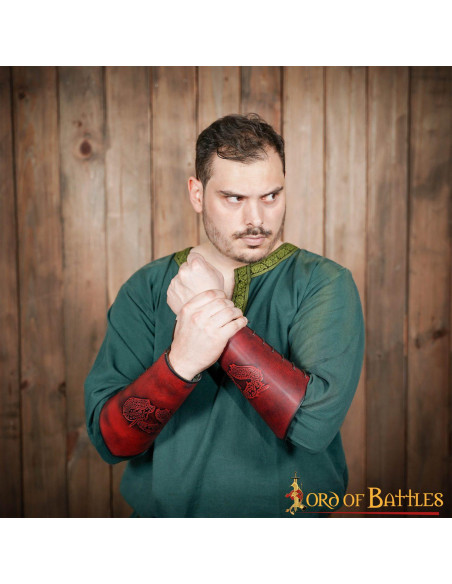 Pulseiras Dragon Fantasy em couro...